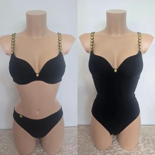 Nieuw marie jo tom set bh 75c slip 38s setprijs €75 body, Kleding | Dames, Ondergoed en Lingerie, BH, Zwart, Ophalen of Verzenden