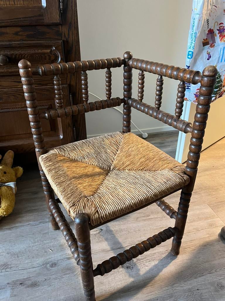 Kraalstoel, Antiek en Kunst, Antiek | Meubels | Stoelen en Banken, Ophalen of Verzenden