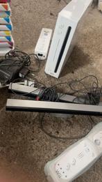 Nintendo wii & games, Spelcomputers en Games, Spelcomputers | Nintendo Wii, Ophalen, Zo goed als nieuw, Met 1 controller