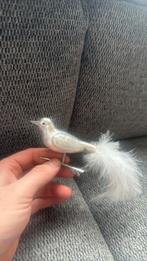 antieke kerstbal vogel op knijper, Diversen, Kerst, Ophalen of Verzenden
