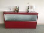 Dressoir, sideboard servies of drankenkast., Huis en Inrichting, Kasten | Dressoirs, Ophalen, Met klep(pen), Glas, 150 tot 200 cm