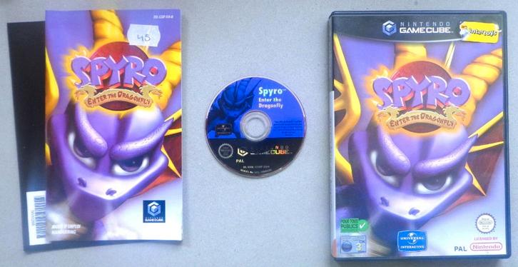 Spyro Enter the Dragonfly voor de Nintendo GameCube Compleet, Spelcomputers en Games, Games | Nintendo GameCube, Zo goed als nieuw