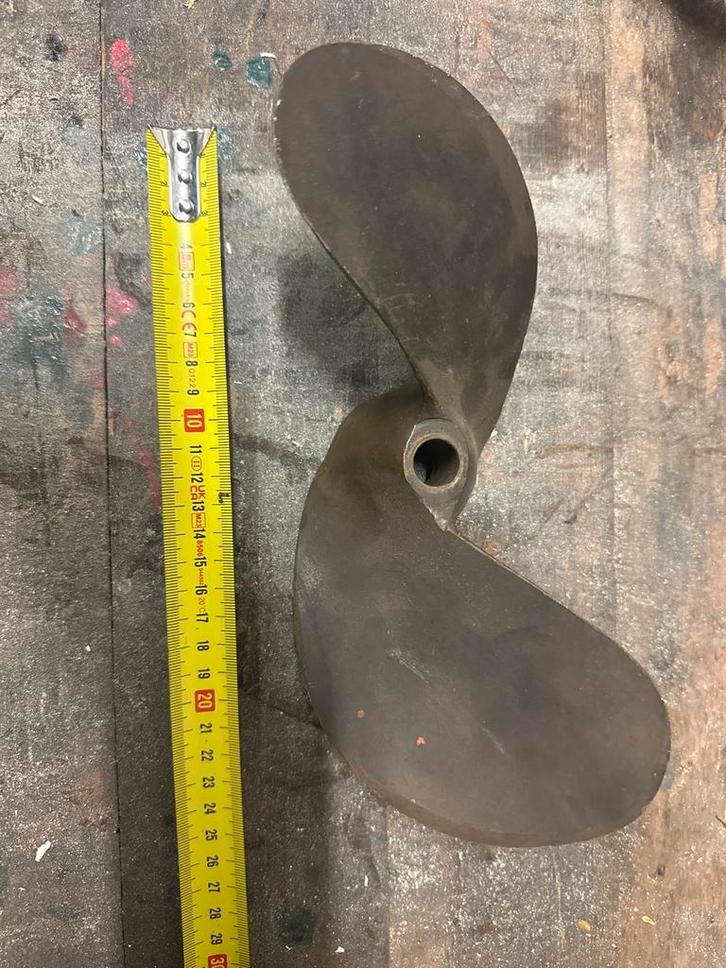 Koperen Boot Schroef - 240mm Diameter, 16mm Gat, Watersport en Boten, Bootonderdelen, Gebruikt, Motor en Techniek, Motorboot, Ophalen