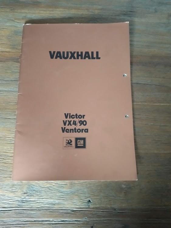 Vauxhall Victor / VX4/90 / Ventora 1974 30 pag., Verzenden, Zo goed als nieuw, Overige merken
