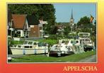 Appelscha - dorpsgezicht boten - 1998 gelopen, Verzamelen, Ansichtkaarten | Nederland, Ophalen of Verzenden, Voor 1920, Gelopen