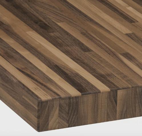 PINNARP IKEA Werkblad, walnoot/fineer, 141 cm, Huis en Inrichting, Stoffering | Gordijnen en Lamellen, Nieuw, 100 tot 150 cm, 50 tot 100 cm