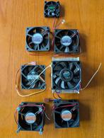 15 Verschillende maten CPU koeler fans !, Ophalen of Verzenden, Gebruikt, Luchtkoeling
