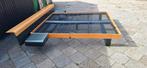 Auping Caronde vintage bed 210x180x35, Huis en Inrichting, Slaapkamer | Bedden, Ophalen, Bruin, 210 cm, Tweepersoons