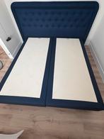 Pullman Boxspring 180x200 - Zware Kwaliteit!, Ophalen, Gebruikt, Blauw, Tweepersoons