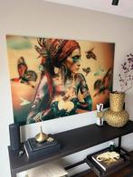 Plexiglas plaat Woman With Butterflies By Jaime Ibarra, Ophalen, Gebruikt, Overige typen, 125 cm of meer