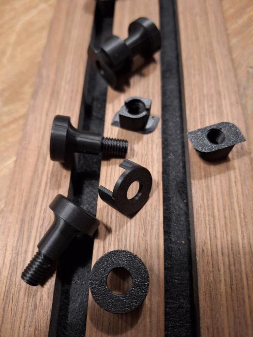 Set van 4 akoustische akupanel muur paneel clips, Huis en Inrichting, Woonaccessoires | Kapstokken, Nieuw, Minder dan 100 cm, Verzenden