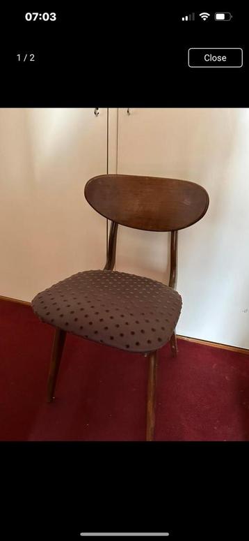 Oud Vintage Design stoeltjes Retro beschikbaar voor biedingen