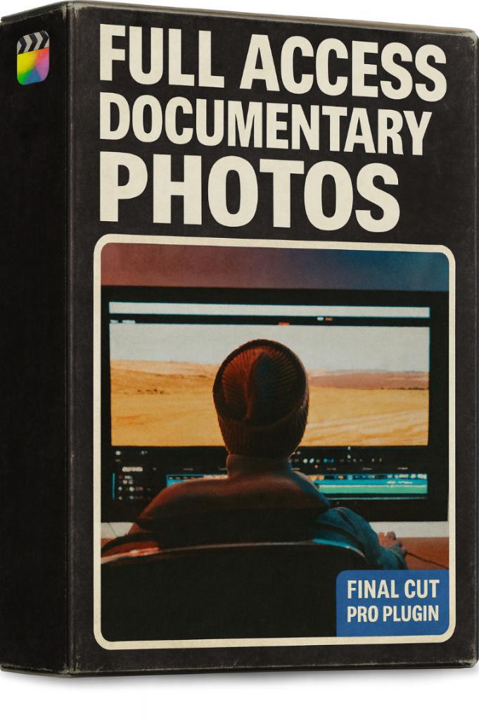 Full Access Documentary Photos _ plugin pack Final cut pro, Computers en Software, Ontwerp- en Bewerkingssoftware, MacOS, Ophalen