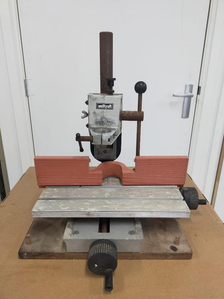 boormachine standaard met verplaatsbaar werkplatform, Doe-het-zelf en Verbouw, Gereedschap | Boormachines, Gebruikt, Overige typen