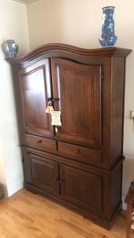 Zware eiken buffetkast, Huis en Inrichting, Kasten | Buffetkasten, Ophalen, 100 tot 150 cm, Eikenhout, Zo goed als nieuw