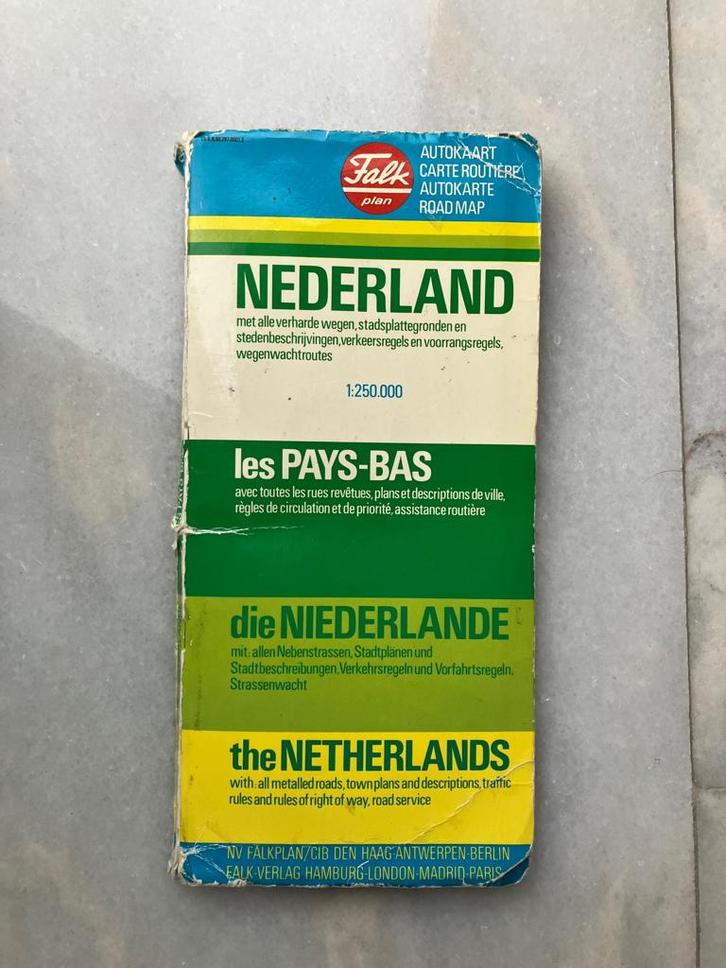 Falk Plan AutoKaart Nederland, Boeken, Atlassen en Landkaarten, Gelezen, Overige typen, Nederland, 1800 tot 2000, Ophalen of Verzenden