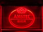 Led Lichtbord AMSTEL BIER 3d neon look, Verzamelen, Ophalen of Verzenden, Nieuw, Lichtbak of (neon) lamp