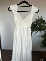 Witte lange jurk voor zwangerschapsfotoshoot, Kleding | Dames, Jurken, Wit, Ophalen of Verzenden, Maat 36 (S), Onder de knie