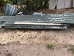 Gebruikte dakplaten damwand 50m2, Doe-het-zelf en Verbouw, Dakpannen en Dakbedekking, Dakplaat of Dakpanplaat, Gebruikt, Overige kleuren