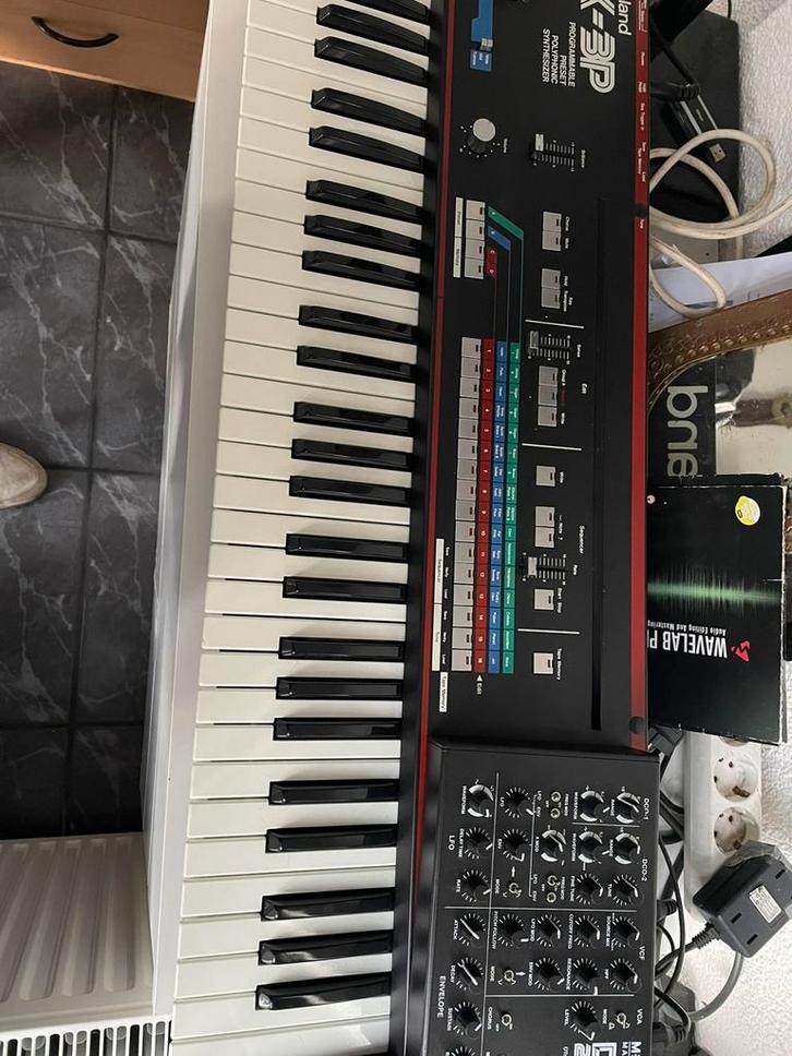 Roland jx-3p met DT200, Muziek en Instrumenten, Synthesizers, Zo goed als nieuw, 61 toetsen, Roland, Ophalen of Verzenden