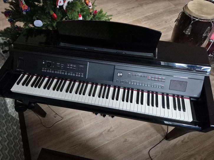 Yamaha CVP-609 PE Digitale Vleugel Clavinova, Muziek en Instrumenten, Piano's, Zo goed als nieuw, Vleugel, Zwart, Digitaal, Hoogglans