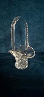 kristallen mandje, Antiek en Kunst, Antiek | Glas en Kristal, Ophalen of Verzenden