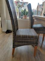 Eetkamer stoelen Cabana loom, Ophalen, Zo goed als nieuw, Bruin, Vier