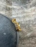 18k Gouden Ring Honingraat Design, Sieraden, Tassen en Uiterlijk, Ringen, Ophalen of Verzenden, Zo goed als nieuw, Goud, Dame