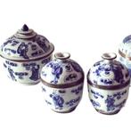 COLLECTIE ANTIEKE CHINESE GEBARSTEN POTTEN, Ophalen of Verzenden