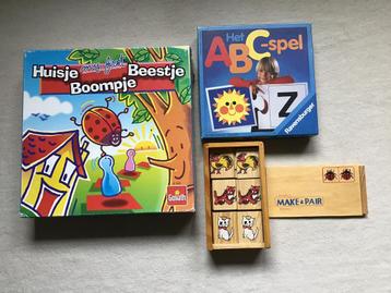 ABC-spel - Make a pair - Huisje,Boompje,Beestje beschikbaar voor biedingen
