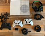 Xbox One S + 3 Controllers + Headset, Ophalen, Gebruikt, Xbox One S, 1 TB