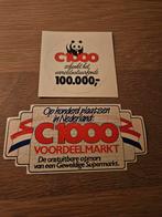 C1000 Supermarkt sticker, Ophalen of Verzenden, Zo goed als nieuw