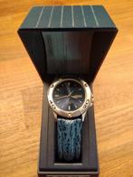 zeer exclusief CASIO horloge, Lederen band watervast., Casio, Leer, Staal, Polshorloge
