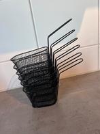 6 Mini Frietmandjes - Zwart, Ophalen of Verzenden, Zo goed als nieuw