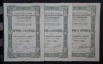 Nederlandsche Maatschapij voor Overzeehandel (Ned.Indie) 3x, Verzenden, Voor 1920, Aandeel