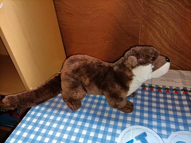 Otter knuffel 29 cm lang, Kinderen en Baby's, Speelgoed | Knuffels en Pluche, Ophalen of Verzenden