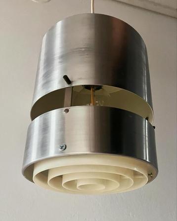 Retro Vintage Space Age Hanglamp geborsteld beschikbaar voor biedingen