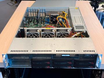 Super micro 8 bay storage server / NAS 2x 800w beschikbaar voor biedingen
