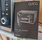 Quigg 4-in-1 RVS Combimagnetron, Ophalen, Oven, Draaiplateau
