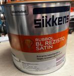 2,5 ltr Rubbol Rezisto satin 9001, Wit, Nieuw, Ophalen of Verzenden, Lak