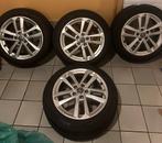 Originele 17 inch Audi velgen met winterbanden, Ophalen, Gebruikt, Banden en Velgen, 17 inch