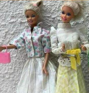 Mod kleding vintage Barbie + bruid boeketje!💐 beschikbaar voor biedingen