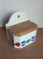 Vintage Boerenbont Zoutbak met Lepel (1978-1982), Antiek en Kunst, Ophalen of Verzenden