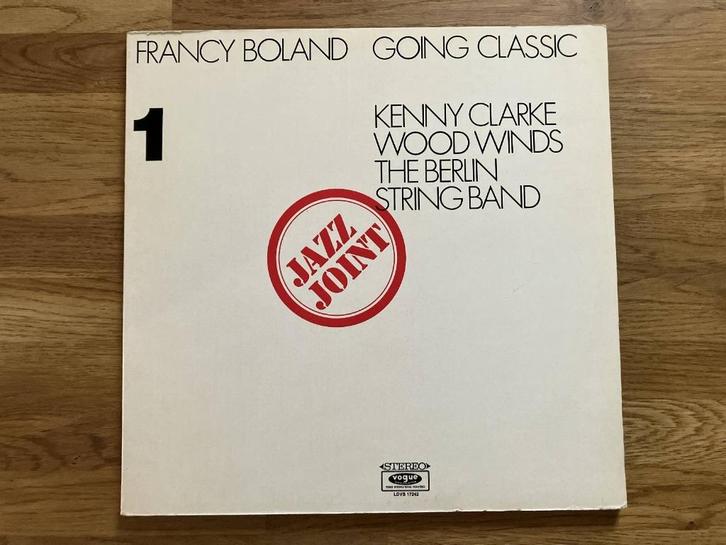 Francy Boland / Jazz Joint Vol. 1 "Going Classic", Cd's en Dvd's, Vinyl | Jazz en Blues, Zo goed als nieuw, Jazz, 1980 tot heden