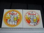 2x sticker grolsch logo voor tijdens en na het carnaval, Verzenden, Zo goed als nieuw, Merk