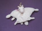 DOUDOU ET COMPAGNIE Knuffeldoekje PAARD UNICORN. WIT, Ophalen of Verzenden, Nieuw, Paard