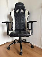 Trust GXT Gaming Stoel - Zwart/Wit, Huis en Inrichting, Bureaustoelen, Ophalen, Gebruikt, Zwart, Gaming bureaustoel