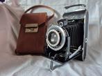 Vintage Agfa Compur  vouwcamera met tas, Ophalen of Verzenden, Gebruikt, Compact