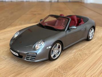 Porsche 911 997.2 4S Cabrio grijs 1:18 dealer editie Norev beschikbaar voor biedingen