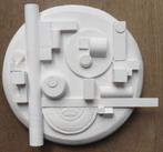 3 d schilderij Hout wit 29,5 doorsnede, Ophalen of Verzenden